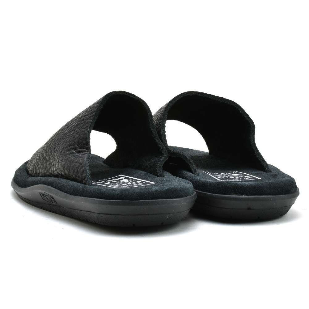 アイランドスリッパ サンダル メンズ レディース レザーサンダル ブラック 黒 ISLANDSLIPPER BULL HIDE SLIDE[pbs705bh]