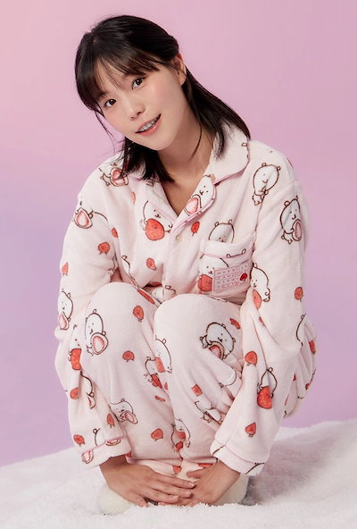 スパオ SPAO パジャマ ルームウェア ボア ナガノ コラボ 韓国限定 新品 SPAO】男女兼用☆パジャマ/ナガノのくま/ペアルック☆ 2COLOR