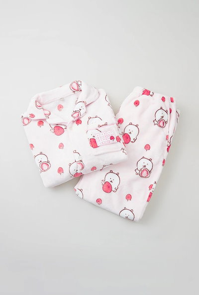 スパオ SPAO パジャマ ルームウェア ボア ナガノ コラボ 韓国限定 新品 SPAO】男女兼用☆パジャマ/ナガノのくま/ペアルック☆ 2COLOR