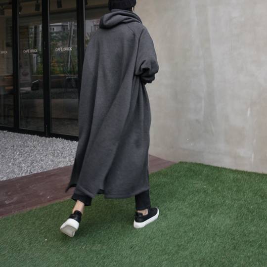 4color レディース アウター パーカー ジップパーカー ロング丈 ロングパーカー フード付き 4color レディース アウター パーカー ジップパーカー ロング丈 ロングパーカー フード付き