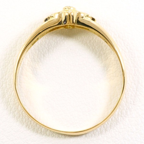 K18 18金 YG イエローゴールド リング 指輪 24号 ダイヤ ジュエリー 中古 K18 18金 YG イエローゴールド リング 指輪 24号 ダイヤ ジュエリー 中古