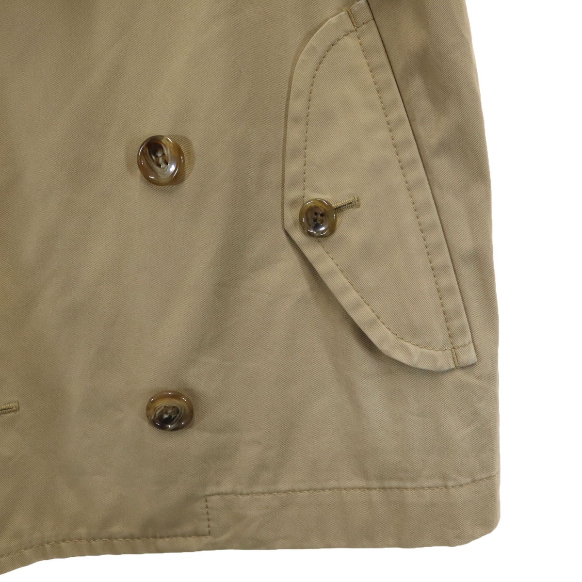 tricot COMME des GARCONS トリコットコムデギャルソン 2009年 日本製 7分袖 ショート トレンチコート M ベージュ レディース 古着 tricot COMME des GARCONS トリコットコムデギャルソン 2009年 日本製 7分袖 ショート トレンチコート M ベージュ レディース 古着