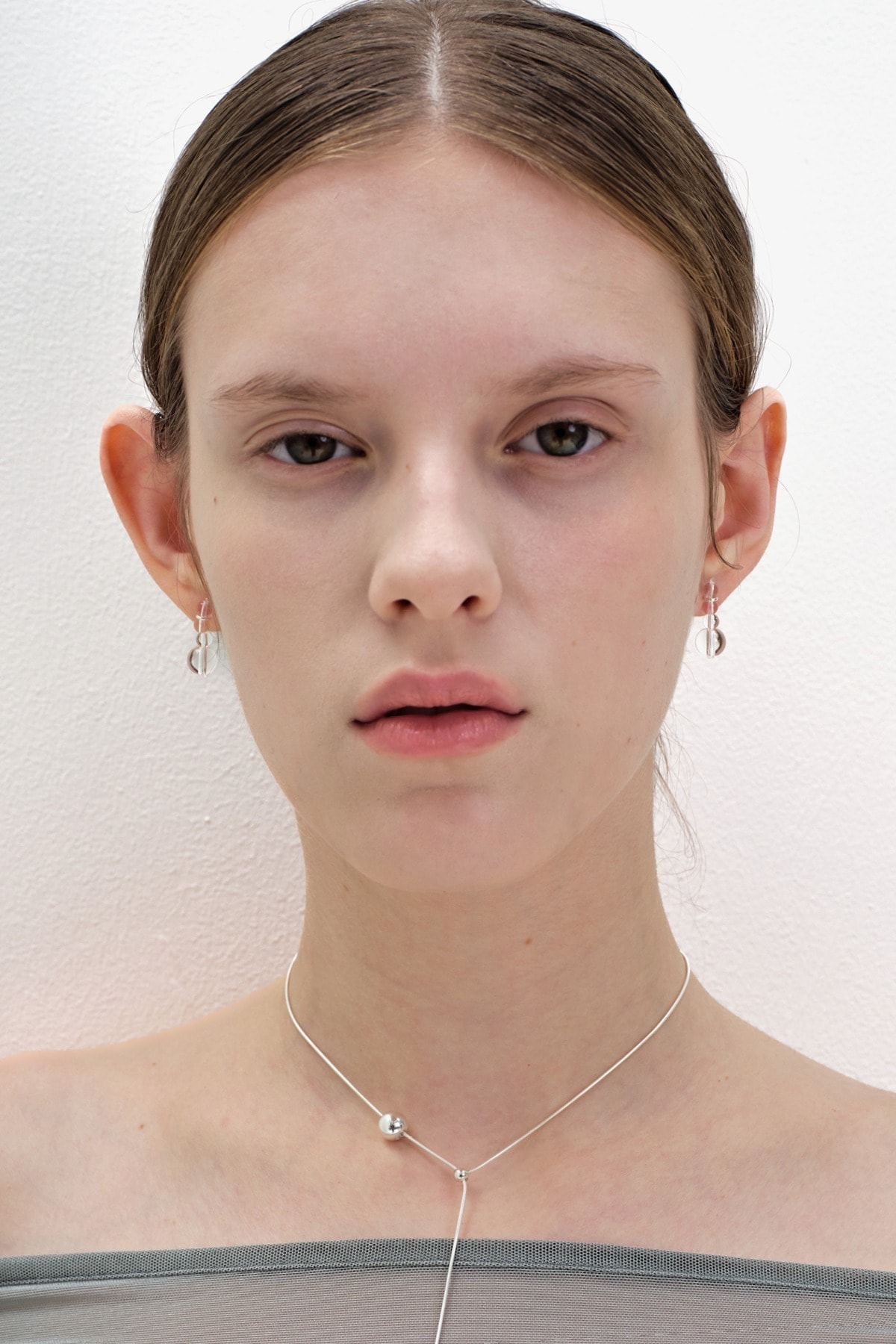 ピアス Monday Edition _ Clear Droplet Earrings MONDAY EDITION CLEAR DROPLET EARRINGS ピアス