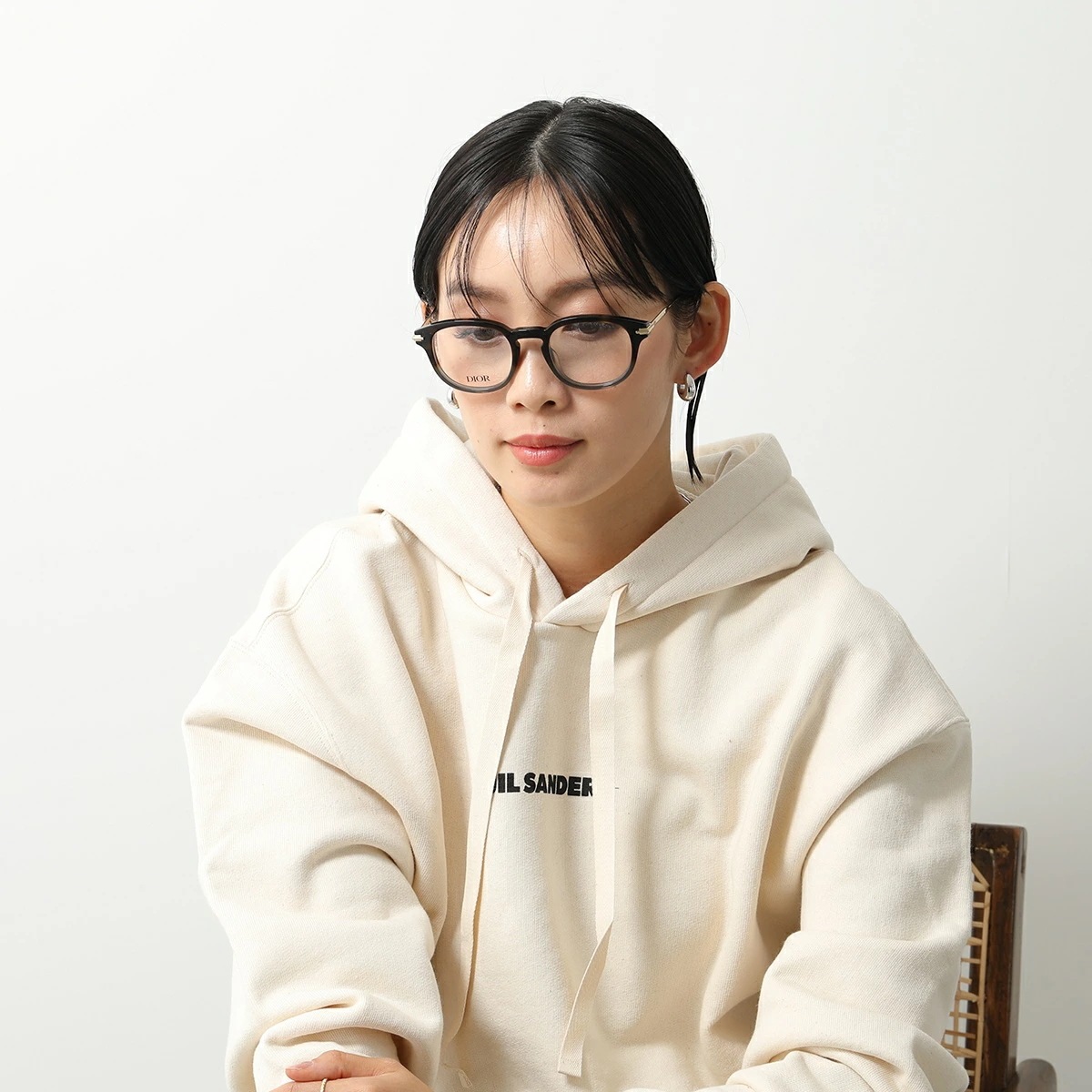 Dior ディオール メガネ DiorBlacksuitO R21 1300 2200 DM50030I 001 056 レディース ウェリントン型 めがね 眼鏡 アイウェア カラー2色