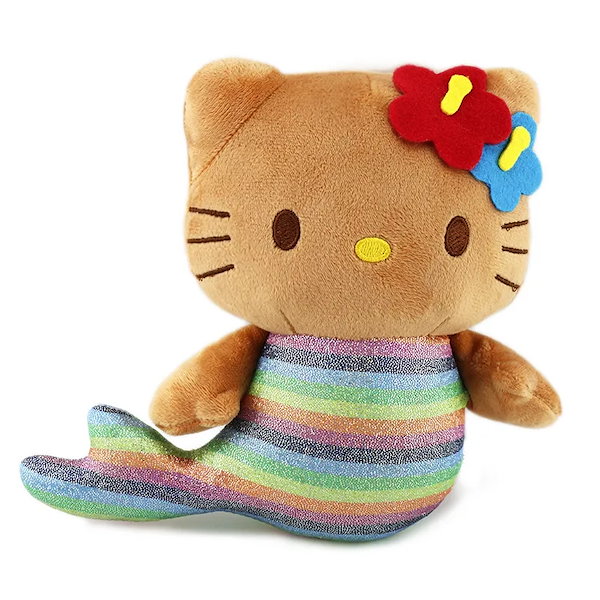 Qoo10] サンリオ 日焼け 20CM ぬいぐるみ キーホルダ
