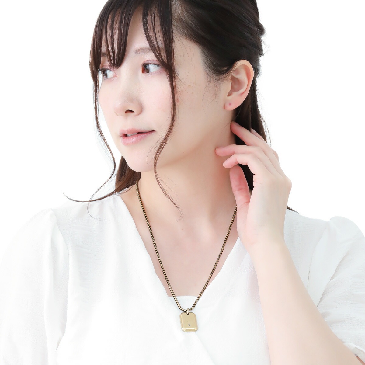 vie ネックレス ペンダント レディース メンズ サージカルステンレス316L プレート ロング vie ネックレス ペンダント レディース メンズ サージカルステンレス316L プレート ロング