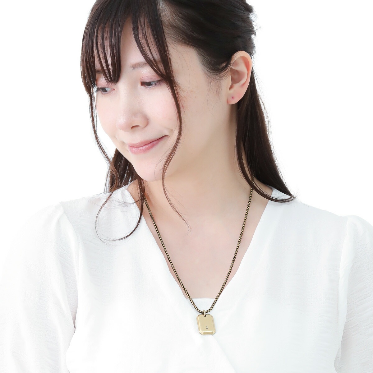 vie ネックレス ペンダント レディース メンズ サージカルステンレス316L プレート ロング vie ネックレス ペンダント レディース メンズ サージカルステンレス316L プレート ロング