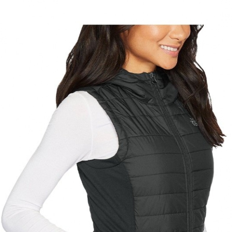 North Face レディースパッド入りフード付きベスト