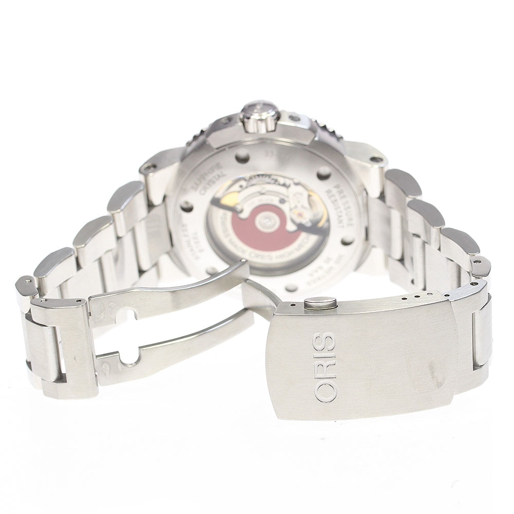 オリス ORIS 7653 アクイス デイト 自動巻き メンズ 良品 _814325【中古】