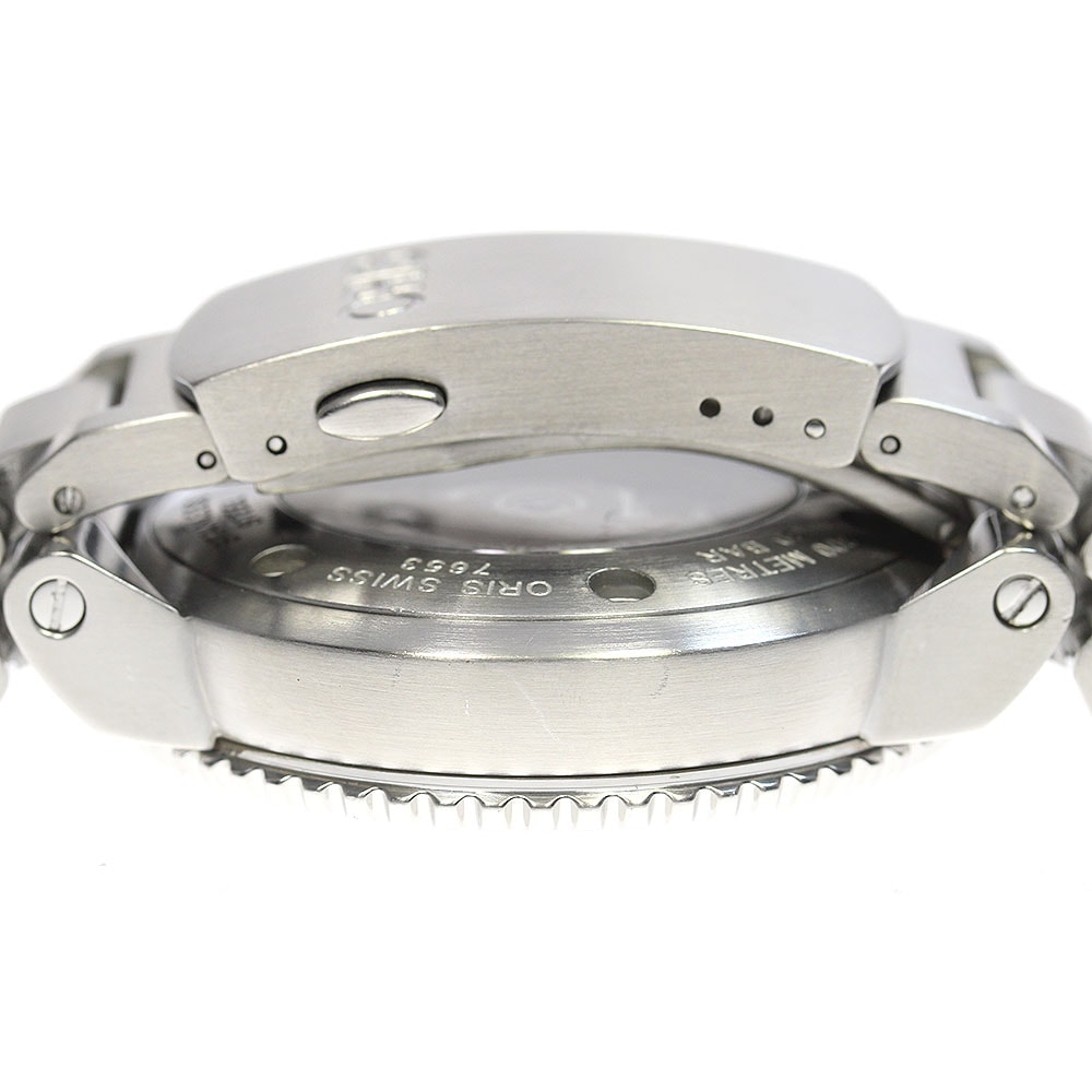 オリス ORIS 7653 アクイス デイト 自動巻き メンズ 良品 _814325【中古】