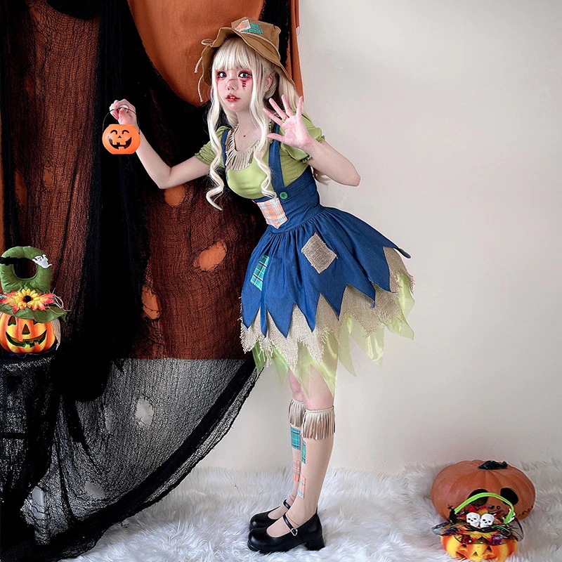 コスプレ 万聖節 ロリータ 韓国ファッション ハロウィン 大人用コスム 魔女スカート 魔女衣装 かかし コスプレ 仮装パーティー ピエロ衣装 コスプレ 万聖節 ロリータ 韓国ファッション ハロウィン 大人用コスム 魔女スカート 魔女衣装 かかし コスプレ 仮装パーティー ピエロ衣装