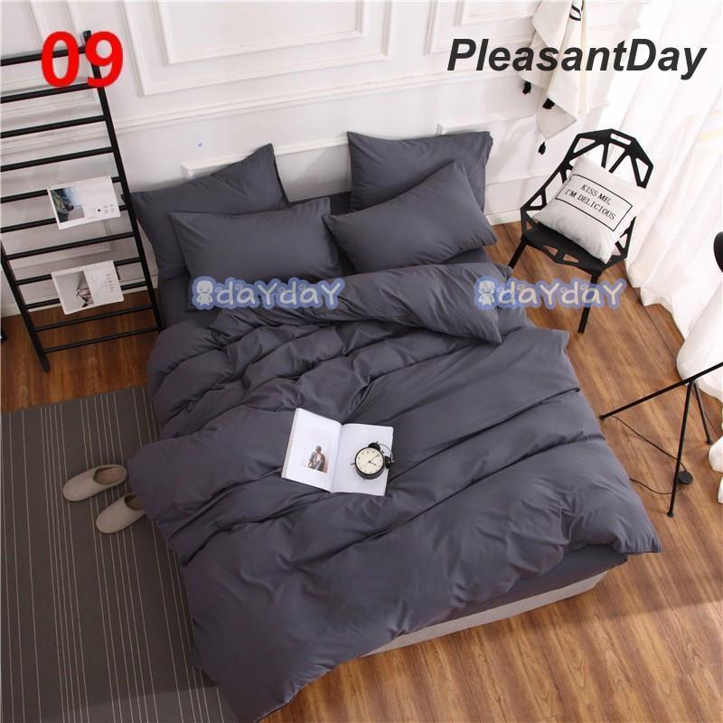 【急速出荷!】[]布団カバー セット 3点 4点 シングル セミ ベッドカバー 寝具セット 枕カバー おしゃれ 四季通用 風 柔らかい 洋式和式兼用 無地安くなった