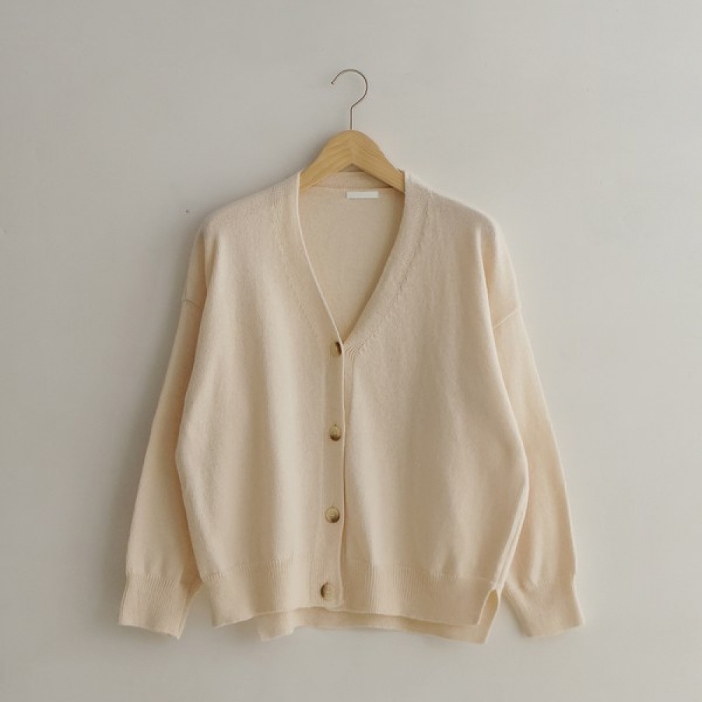 [ELYSIA] ベオシンプルデイリー Vニットカーディガン