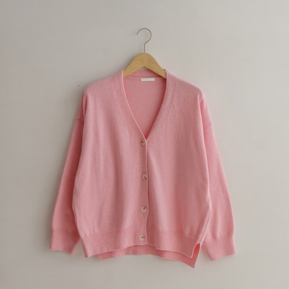 [ELYSIA] ベオシンプルデイリー Vニットカーディガン