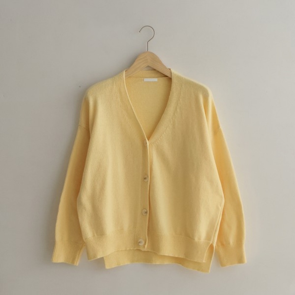[ELYSIA] ベオシンプルデイリー Vニットカーディガン