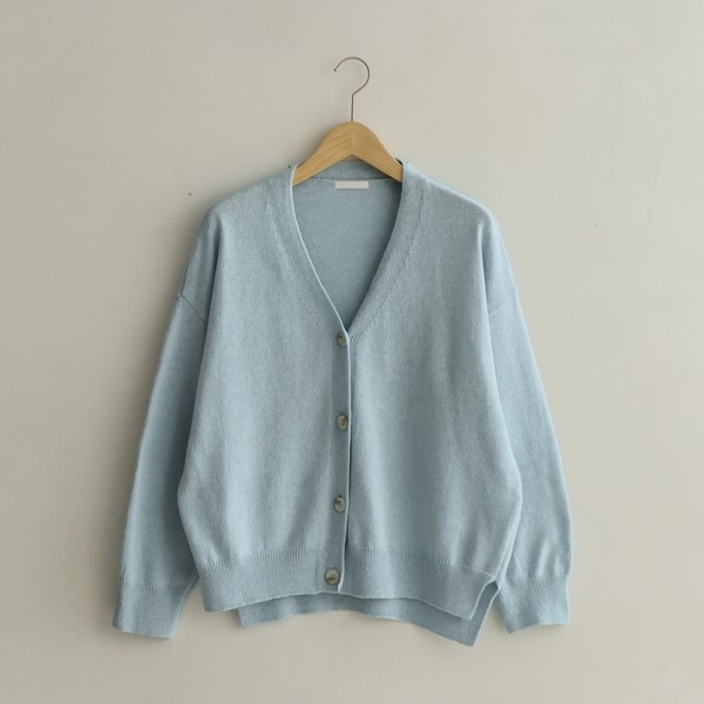 [ELYSIA] ベオシンプルデイリー Vニットカーディガン