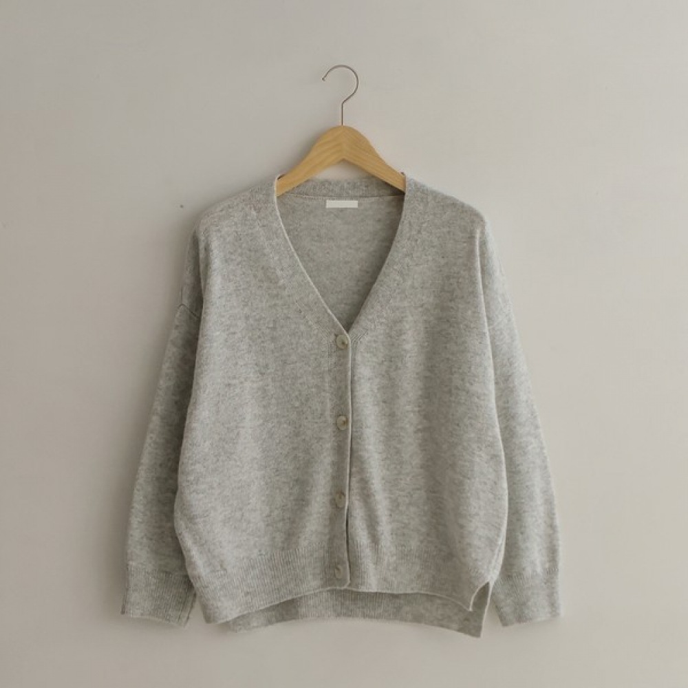 [ELYSIA] ベオシンプルデイリー Vニットカーディガン