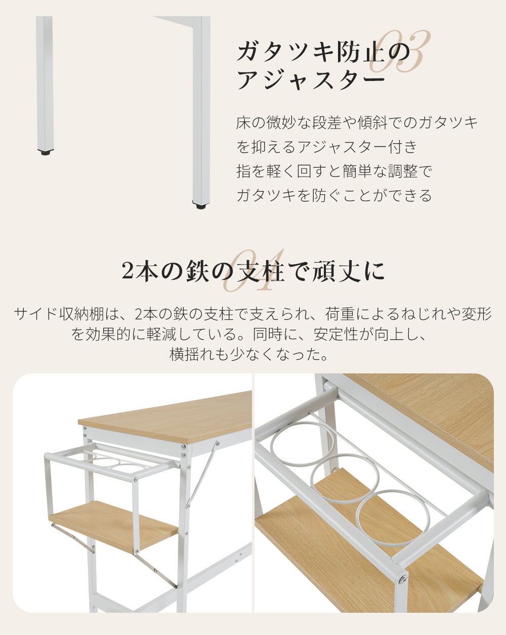 国内発送D】【ブラウン】新発売 カウンターテーブル スツール 3点