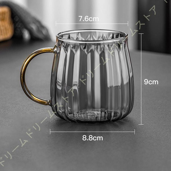 Qoo10] [超激安]新品入荷！耐熱ガラス製 マグカ