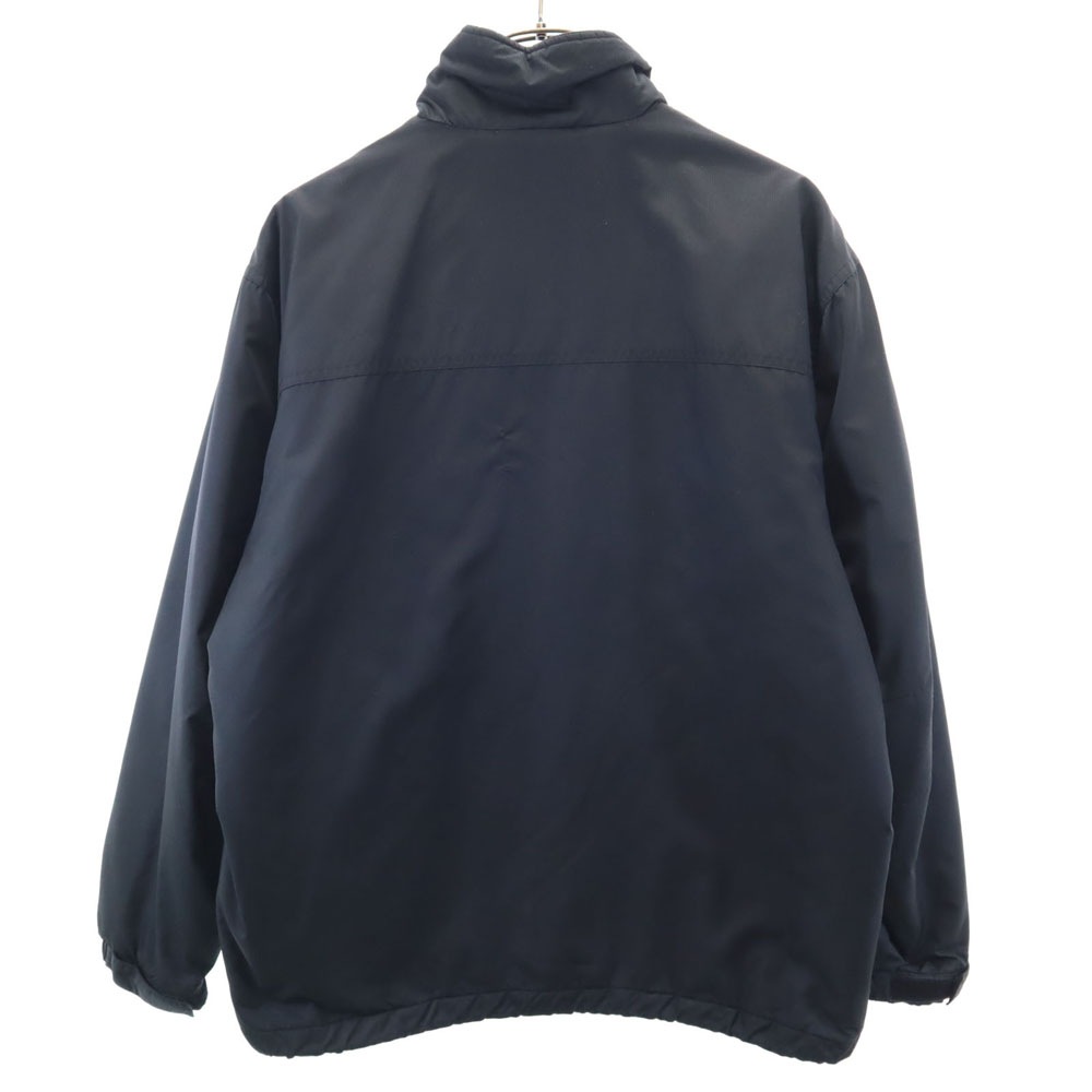 ジップジャケット F 黒 薄中綿入り アウトドア レディース 古着 ジップジャケット F 黒 薄中綿入り アウトドア レディース 古着