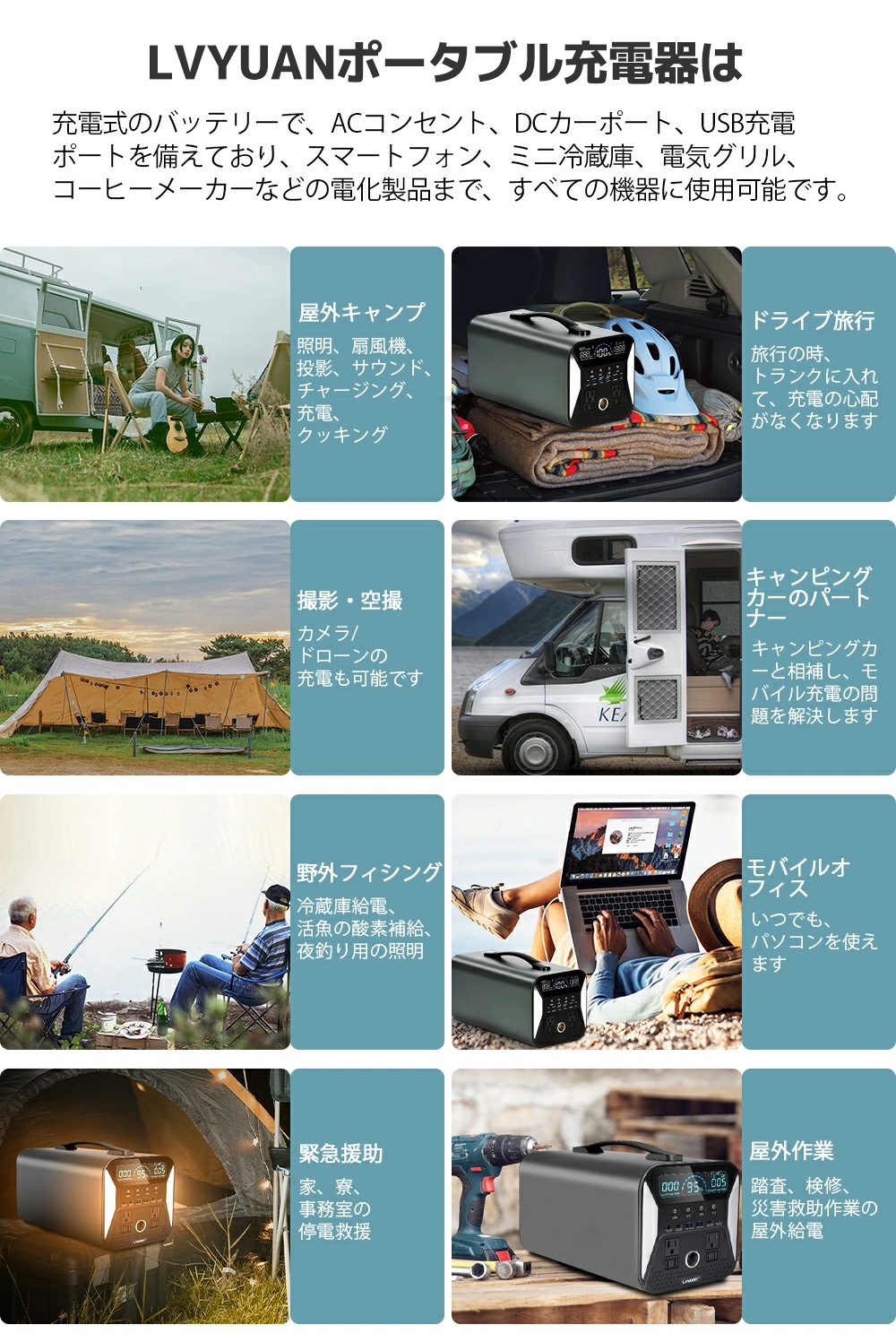 ポータブル電源 1000W ポータブルバッテリー 大容量 1101WH/297600Mah 家庭用 アウトドア用 バックアップ電源 発電機 蓄電池 非常電源 PSE認証済 純正弦波 MPPT制御 ポータブル電源 1000W ポータブルバッテリー 大容量 1101WH/297600Mah 家庭用 アウトドア用 バックアップ電源 発電機 蓄電池 非常電源 PSE認証済 純正弦波 MPPT制御