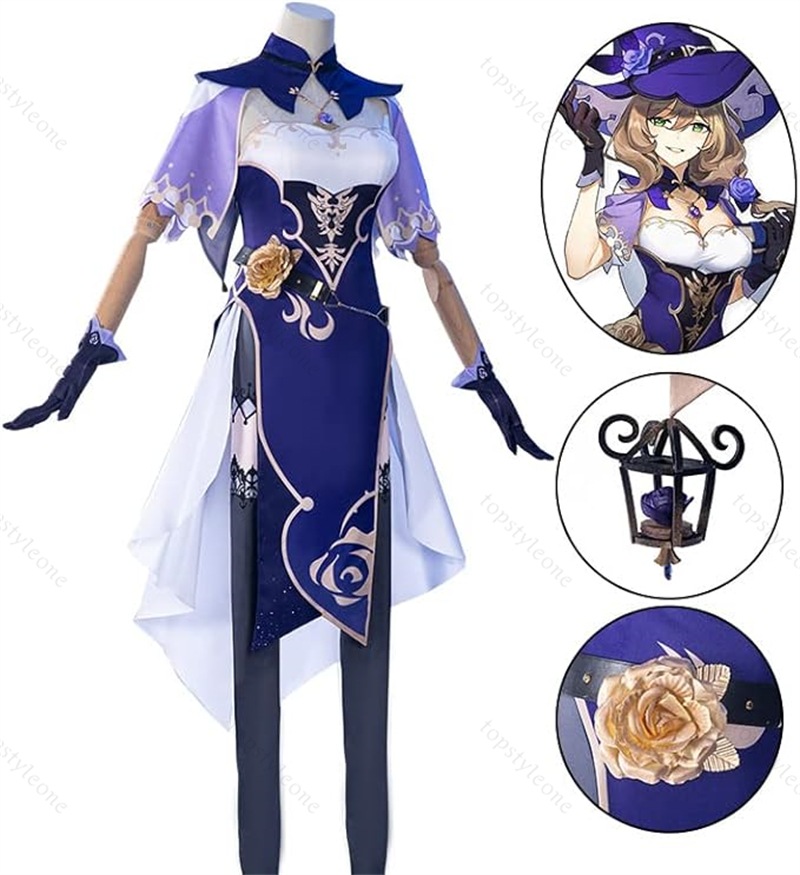 原神 リサ コスプレ衣装 cosplay コスチューム クリスマス イベント パーティー 文化祭 ハロウイーン衣装 仮装 変装風 人気 ゲーム イベント 学園祭 贈り物 cosplay 変身 変装 仮