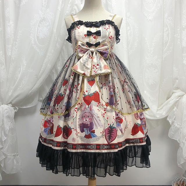 ロリータ ベリーの森 ゴシック ダーク系 キャミソールワンピース