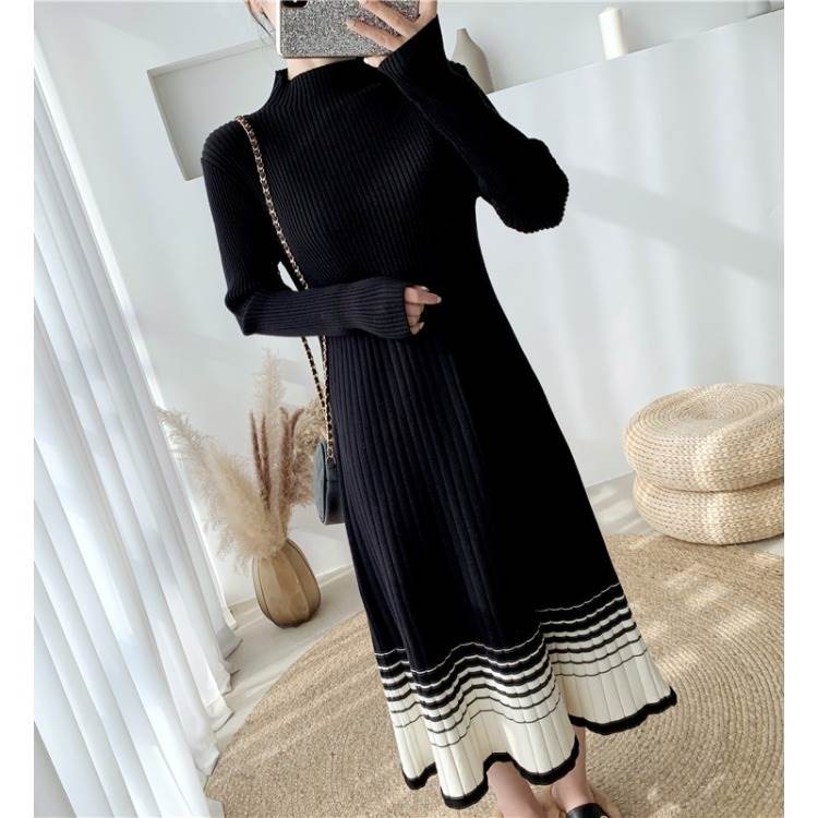 【新品インポート✨ボーダーワンピ】春におすすめ❤️ブルーグラデ♡ロングワンピース 新品インポート✨ボーダーワンピ】春におすすめ❤️ブルーグラデ