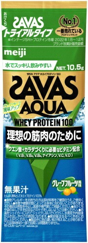 明治 ザバス アクア ホエイプロテイン100 グレープフルーツ風味 トライアルタイプ 10.5g 144袋 (6袋入×24 まとめ買い) プロテインパウダー 粉末 お試し 明治 ザバス アクア ホエイプロテイン100 グレープフルーツ風味 トライアルタイプ 10.5g 144袋 (6袋入×24 まとめ買い) プロテインパウダー 粉末 お試し