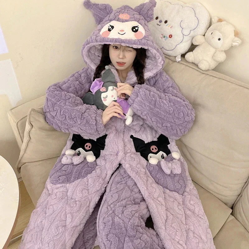 着ぐるみパジャマ 着ぐるみコスプレ ネグリジェ レディース 秋冬 厚手 レディース パジャマ クロミ レディース 三層 かわいい 暖かい ベルベット ホーム服セット アニメ コミック 着ぐるみパジャマ 着ぐるみコスプレ ネグリジェ レディース 秋冬 厚手 レディース パジャマ クロミ レディース 三層 かわいい 暖かい ベルベット ホーム服セット アニメ コミック