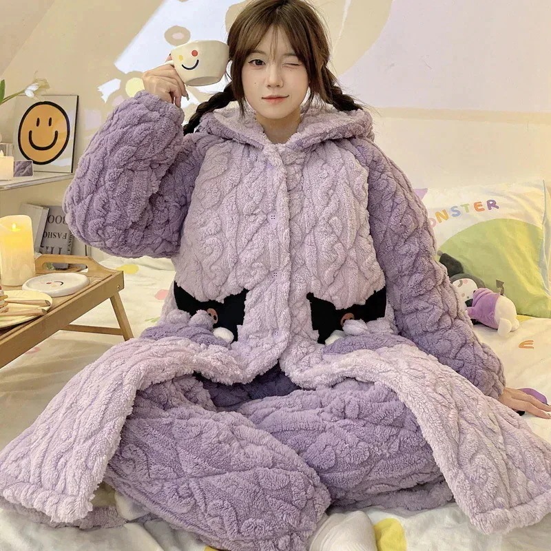 着ぐるみパジャマ 着ぐるみコスプレ ネグリジェ レディース 秋冬 厚手 レディース パジャマ クロミ レディース 三層 かわいい 暖かい ベルベット ホーム服セット アニメ コミック 着ぐるみパジャマ 着ぐるみコスプレ ネグリジェ レディース 秋冬 厚手 レディース パジャマ クロミ レディース 三層 かわいい 暖かい ベルベット ホーム服セット アニメ コミック