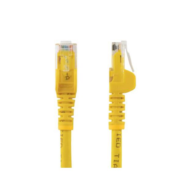（まとめ） StarTech.com カテゴリ6 LANケーブル RJ45モールドコネクタ 3m イエロー N6PATC3MYL 1本 [x3セット]