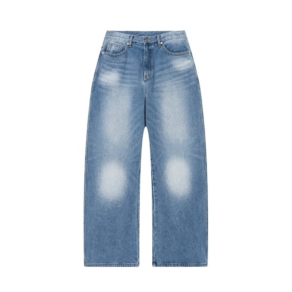 IUGAMAKARAS★韓国★人気★男女兼用★Needlework Denim Pants IUGAMAKARAS☆韓国☆人気☆男女兼用☆Needlework Denim Pants