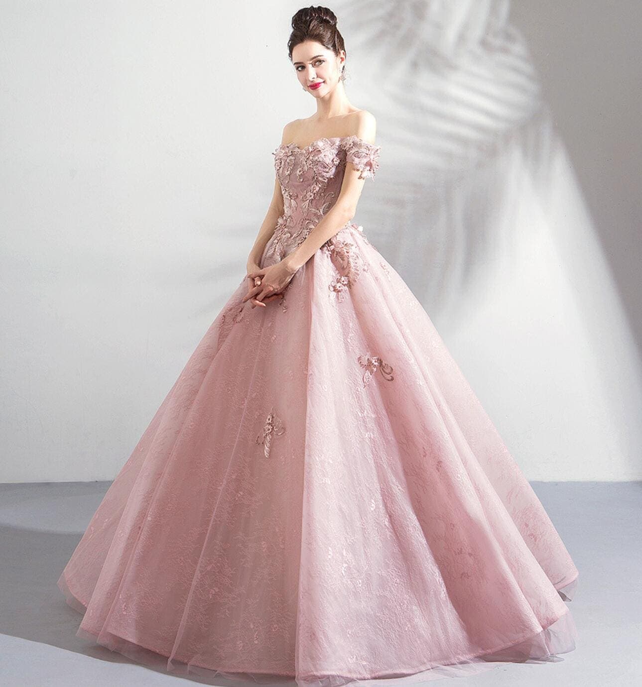 カラードレス ピンク ロング丈 パーティードレス Aライン ボリューム ロング ドレス レディース カラーウエディングドレス 結婚式 二次会 パーティー フォマールドレス 立体 花 フラワー 可愛い カラードレス ピンク ロング丈 パーティードレス Aライン ボリューム ロング ドレス レディース カラーウエディングドレス 結婚式 二次会 パーティー フォマールドレス 立体 花 フラワー 可愛い