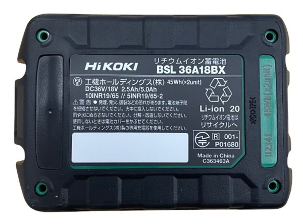 Qoo10] ハイコーキ HiKOKI BSL36A18BX バッ