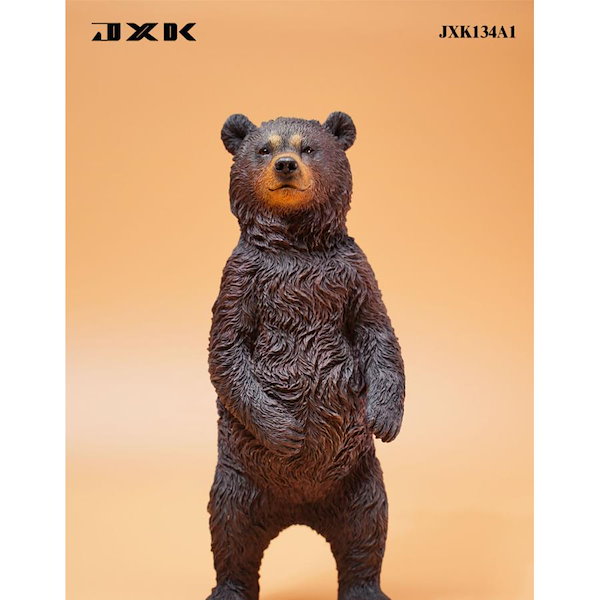 クマ Qoo10] JXK 1/6 サイズ ヒグマ 動物 フ