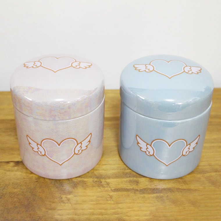 骨壷&骨袋セット 覆い袋(骨壷袋) 骨壷セット 3.5寸 エンジェルハート オーガンジー 骨壷&骨袋セット 覆い袋(骨壷袋) 骨壷セット 3.5寸 エンジェルハート オーガンジー