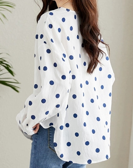昭和レトロ トップス Tシャツ カットソー プルオーバー 袖あり 長袖 ラウンドネック サイドスリット 通気性 薄手 かわいい 大人可愛い カジュアル 上品 おしゃれ お洒落 レトロ ラフ ラブリー
