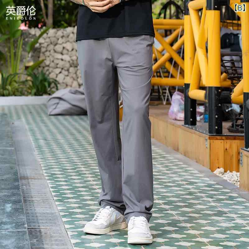 メンズ パンツ ボトムス ズボン ロング スウェット 薄手 スリム カジュアル 普段使い アウトドア スポーツ ワーク 外出 メンズ 夏