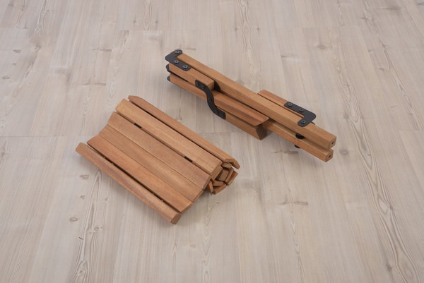 ロールトップテーブル RP-611 アウトドアテーブル 折りたたみ テーブル 机 木製 アウトドア 簡単設置 コンパクト 収納 収納袋付き リビングテーブル 持ち運び キャンプ ガーデン テラス 屋外