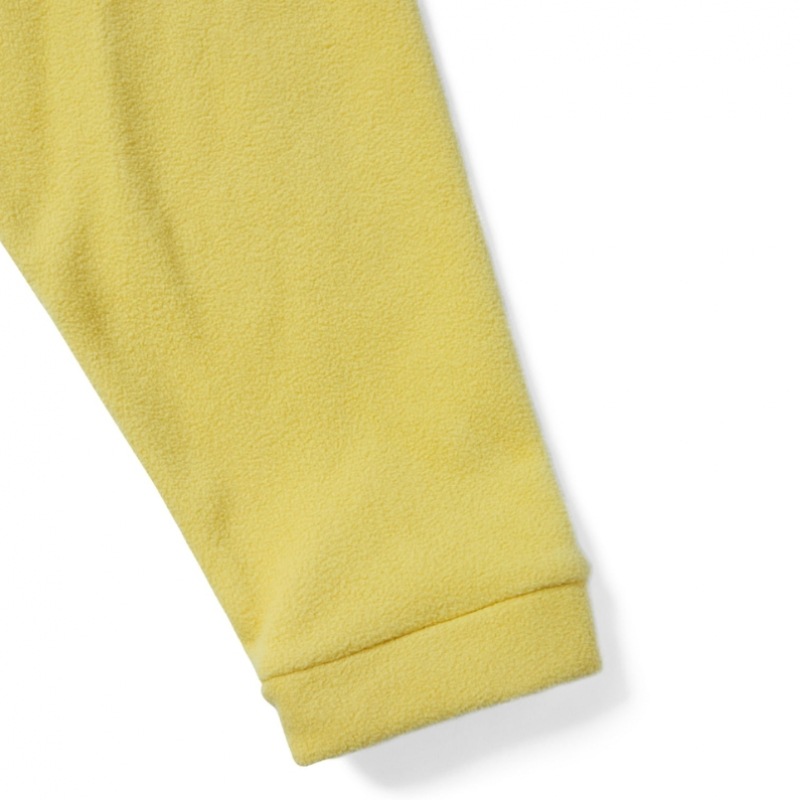 This Iz Never This フード付きフリースハーフジッププルオーバーイエロー This Iz Never This フード付きフリースハーフジッププルオーバーイエロー