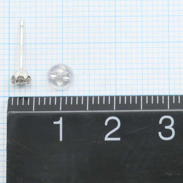 PT900 プラチナ ピアス(片耳) ダイヤ 0.15 総重量約0.3g ジュエリー 中古 PT900 プラチナ ピアス(片耳) ダイヤ 0.15 総重量約0.3g ジュエリー 中古