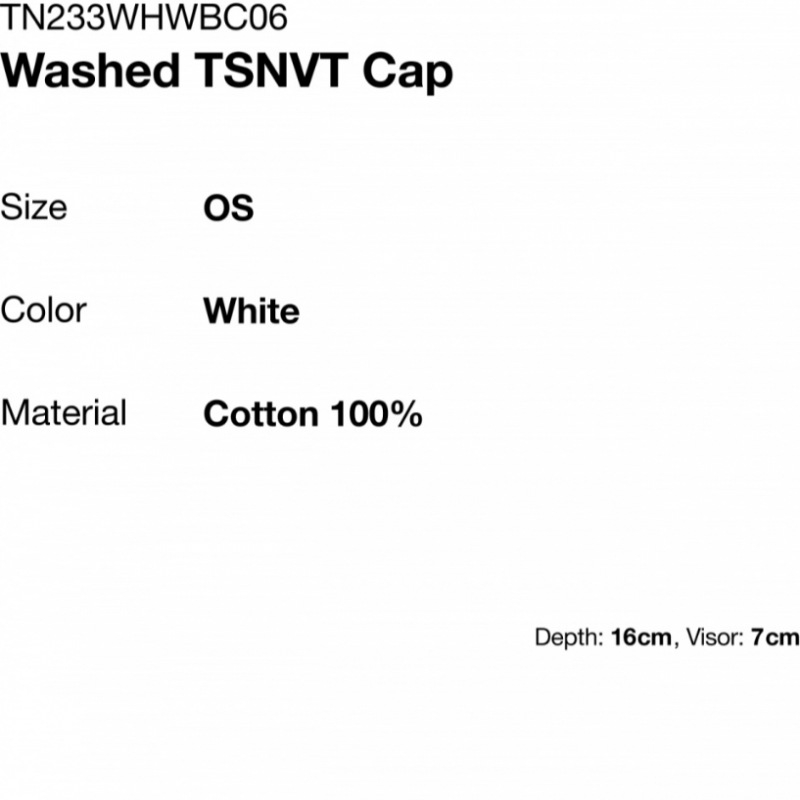 これは決してあんなことではない (これは決してあんなことではない) TSNVT キャップホワイト