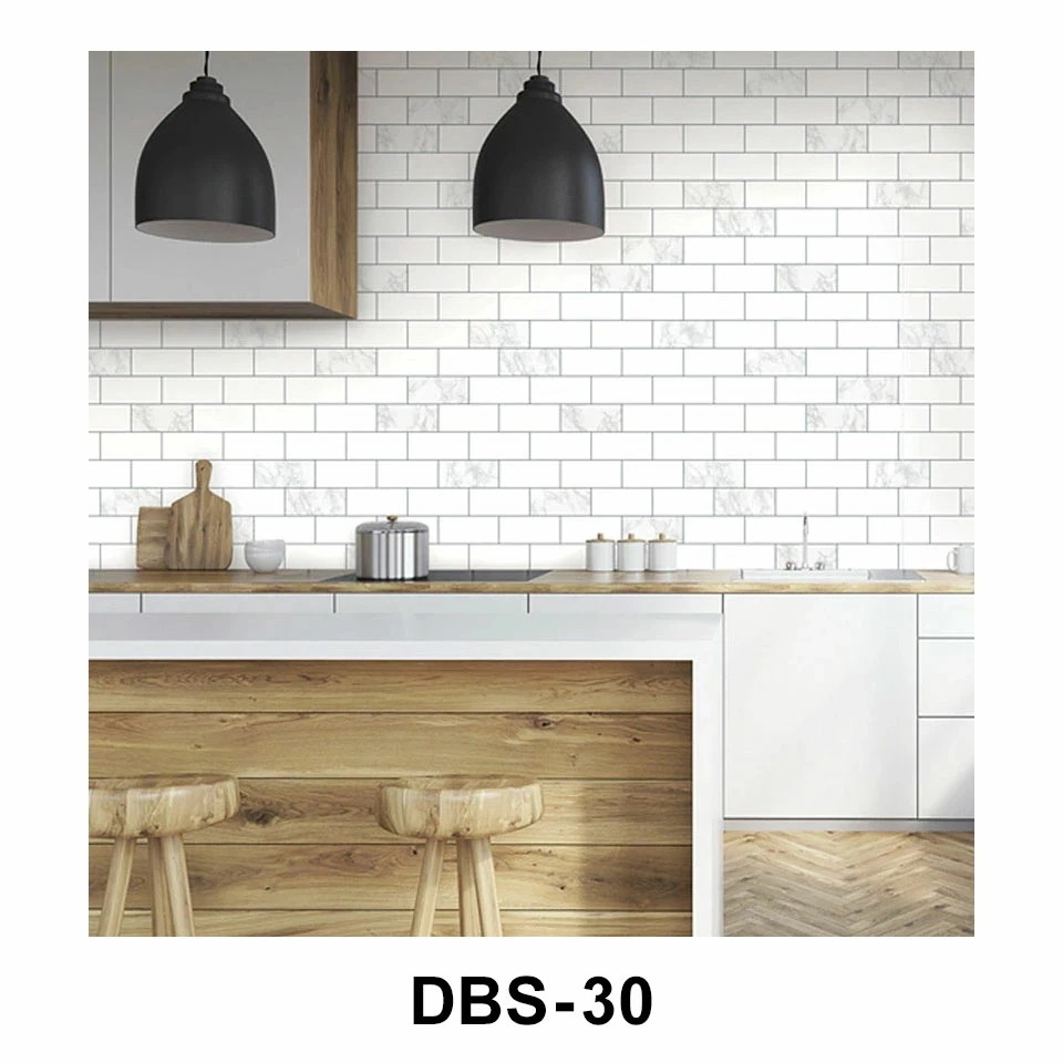 【急速出荷!】壁紙 シール タイル 【 大き目タイルデザインの壁紙シール 】【 お得な壁紙15mセット 】 壁紙 タイル はがせる シール のり付き 壁用 クロス リメイクシート ウォールステッカー