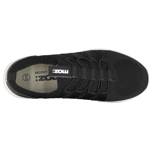 [モズ] ゴムひもスリッポン MZ61801 ブラック 24 cm