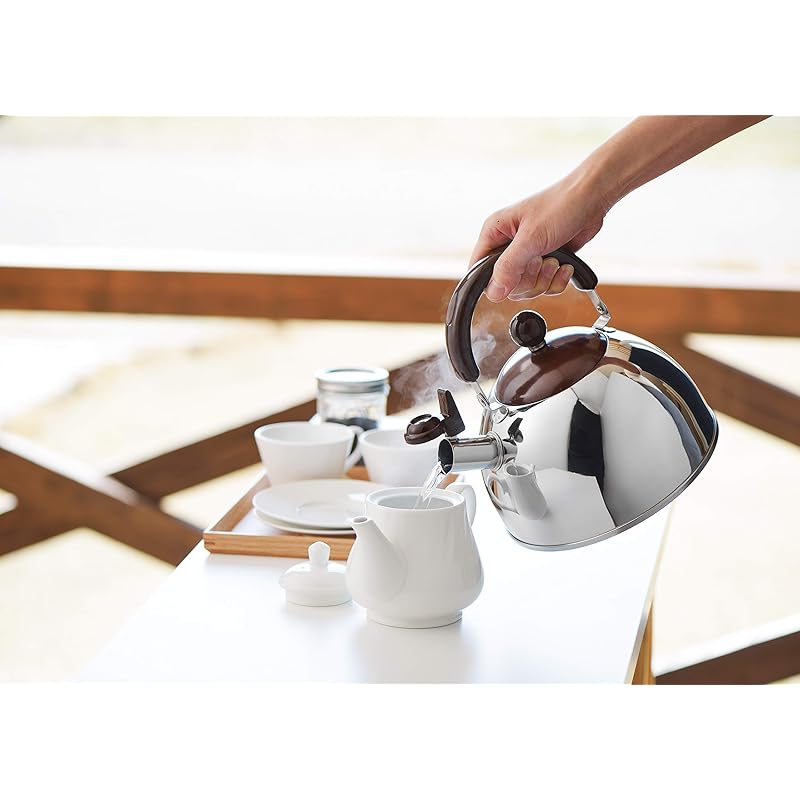 即納:ヨシカワ やかん 笛吹きケトル 日本製 IH ガス火対応 1.8L ショコラ ブラウン SJ2433 即納:ヨシカワ やかん 笛吹きケトル 日本製 IH ガス火対応 1.8L ショコラ ブラウン SJ2433