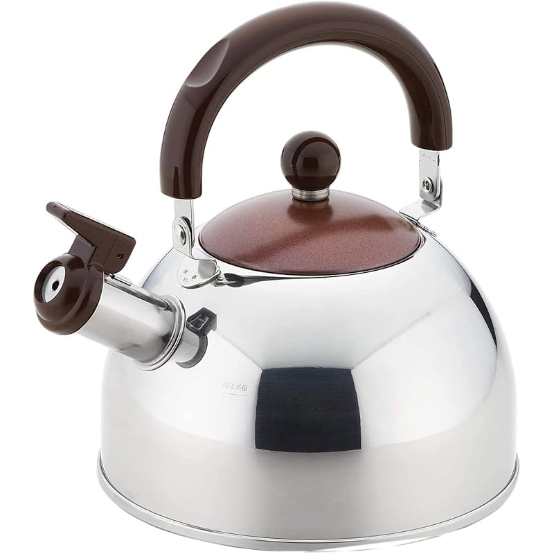 即納:ヨシカワ やかん 笛吹きケトル 日本製 IH ガス火対応 1.8L ショコラ ブラウン SJ2433 即納:ヨシカワ やかん 笛吹きケトル 日本製 IH ガス火対応 1.8L ショコラ ブラウン SJ2433