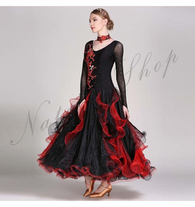 発表会舞台演出服 ゴージャスな舞台ステージ服 レッスン着 高級社交ダンスドレス 競技着 団体ウエア 練習服 飄逸ワルツドレス イベント年会パーティドレス 黒赤配色リボンモダンドレス バレエラテンダンス 発表会舞台演出服 ゴージャスな舞台ステージ服 レッスン着 高級社交ダンスドレス 競技着 団体ウエア 練習服 飄逸ワルツドレス イベント年会パーティドレス 黒赤配色リボンモダンドレス バレエラテンダンス