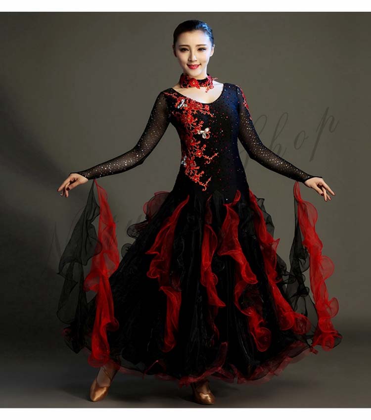 発表会舞台演出服 ゴージャスな舞台ステージ服 レッスン着 高級社交ダンスドレス 競技着 団体ウエア 練習服 飄逸ワルツドレス イベント年会パーティドレス 黒赤配色リボンモダンドレス バレエラテンダンス 発表会舞台演出服 ゴージャスな舞台ステージ服 レッスン着 高級社交ダンスドレス 競技着 団体ウエア 練習服 飄逸ワルツドレス イベント年会パーティドレス 黒赤配色リボンモダンドレス バレエラテンダンス