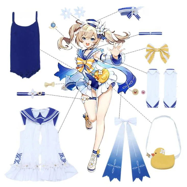 原神 コスプレ 衣装 海風の夢 バーバラ 原神 コスプレ 衣装 海風の夢 バーバラ